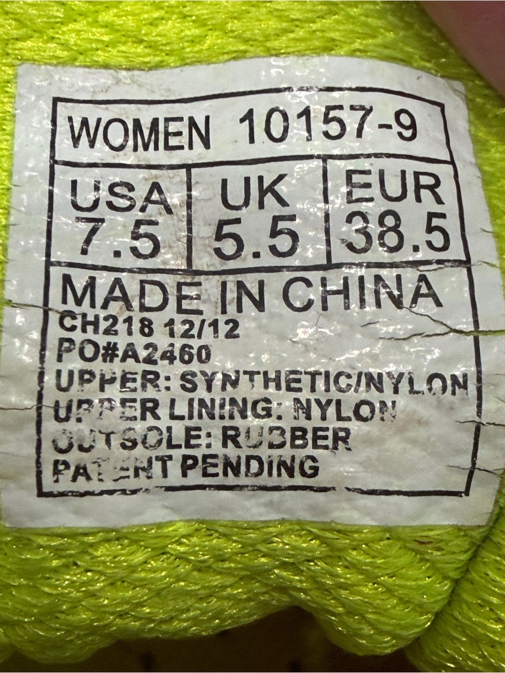 Saucony Women's Athletic Shoe - Pink, Orange & Neon Yellow, Women’s 7.5 - Picture 6 of 6